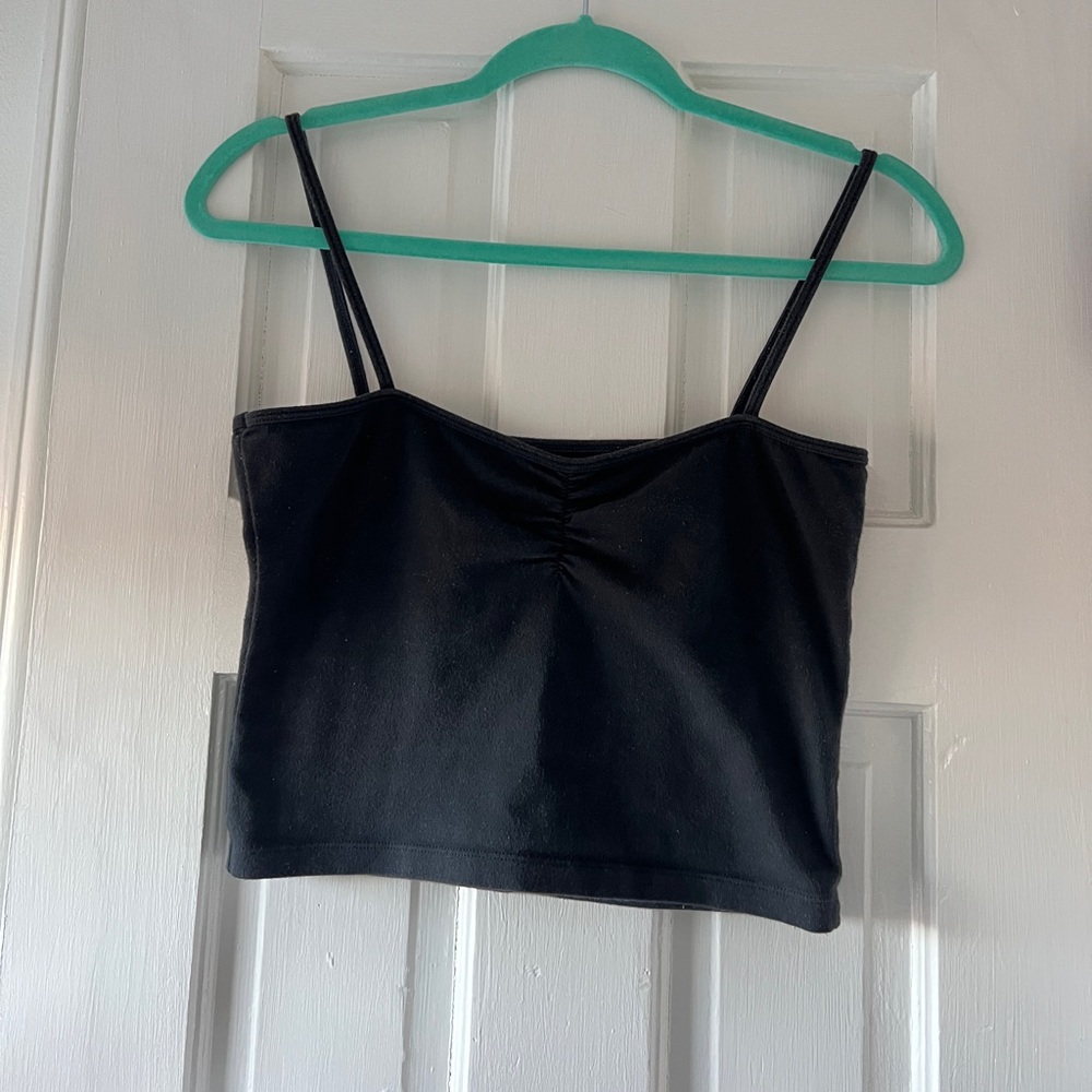 Brandy Melville Cinched Cropped Tank Top